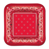 Red Bandana 7" Plates